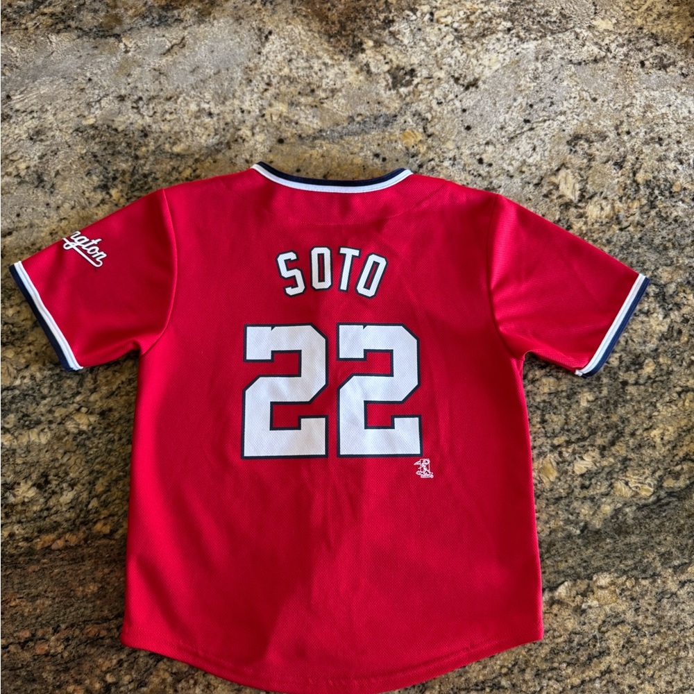Kids Juan Soto Washington Nationals Jersey.